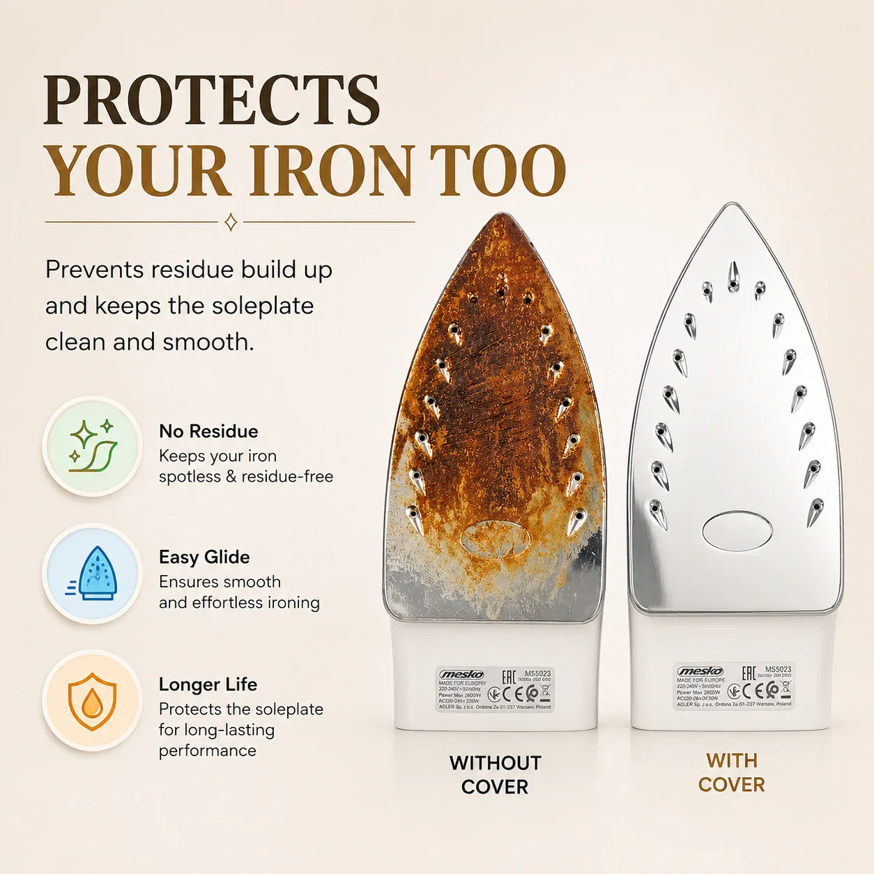 Cloth Saver Iron Cover