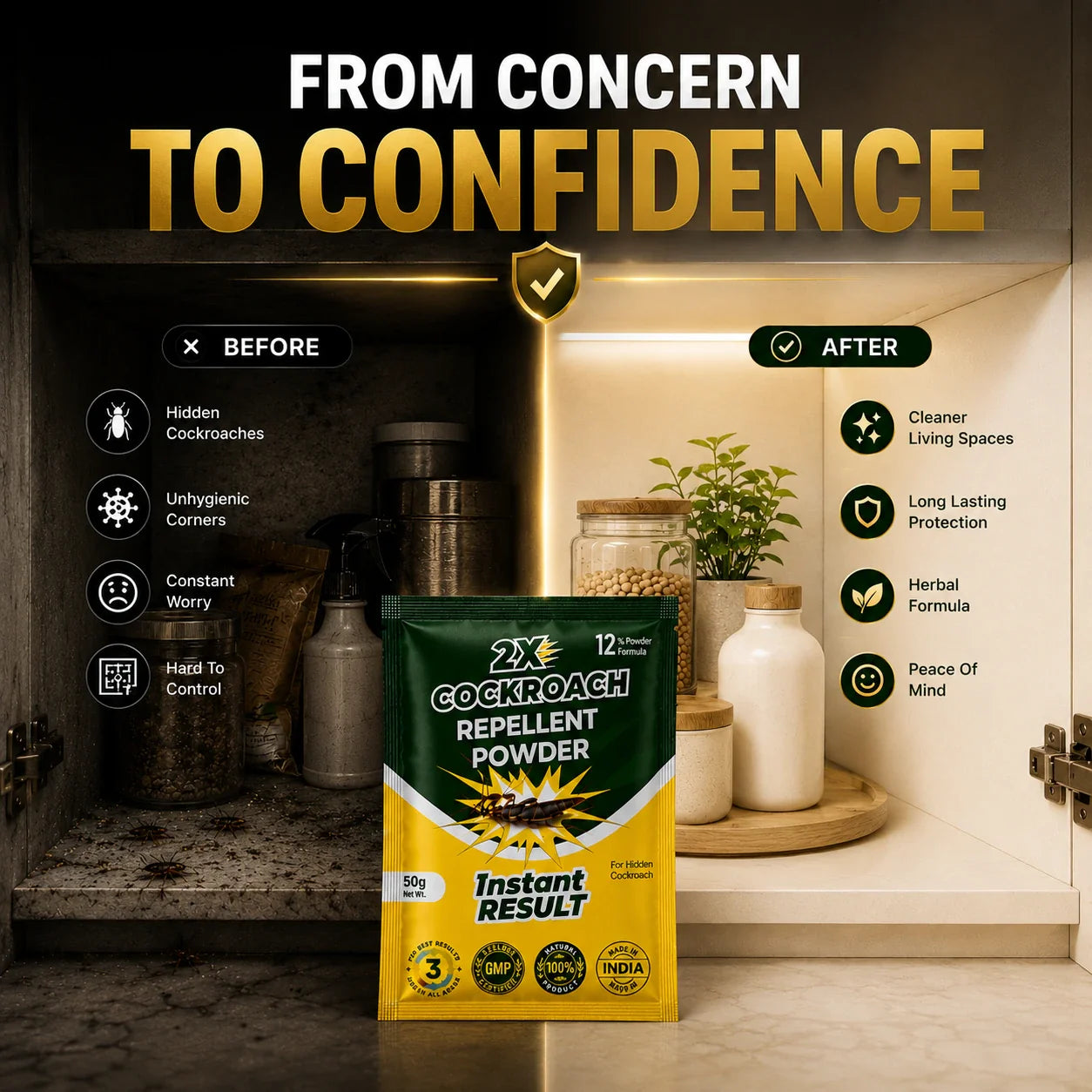 Cockroach Repellent Powder