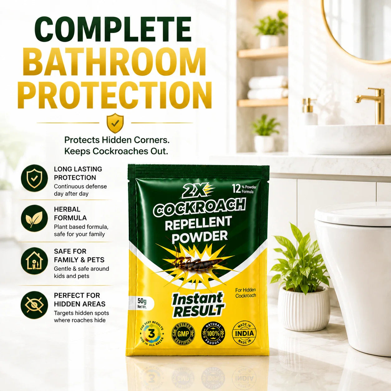 Cockroach Repellent Powder